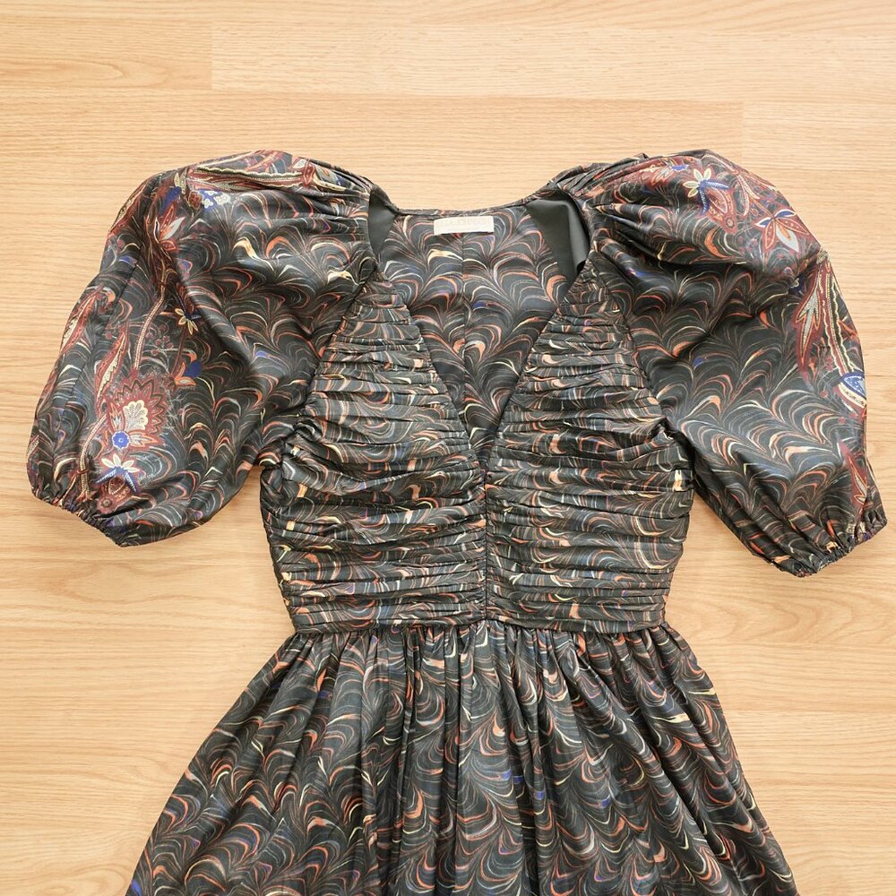 Ulla Johnson / Gwen Dress / Size 2 / Obsidian / Autumn Winter 2022 - Picture 2 of 11